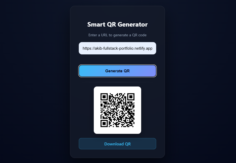 Smart QR Generator